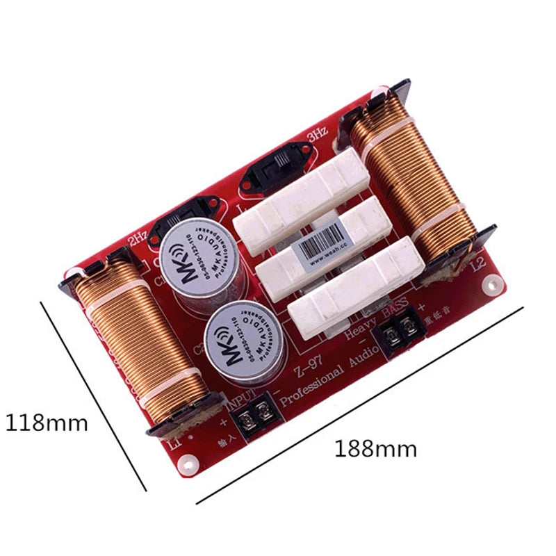 Custom 550W Heavy Bass Speaker 43Hz/45Hz Subwoofer Frequency Divider Home Theater Hifi Stereo DIY Car Audio amplifiers Manufacturer