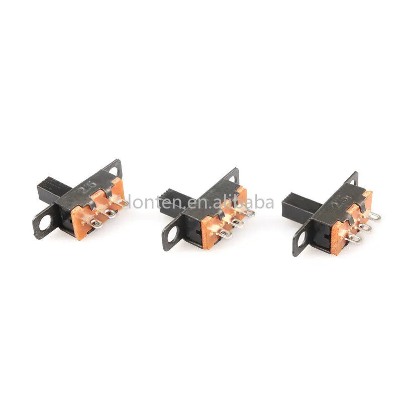 Custom Custom 50Pcs SS12F15 SS12F15VG4 Toggle Switch 3PIN 1P2T Slide Switch Handle high 4mm Manufacturer