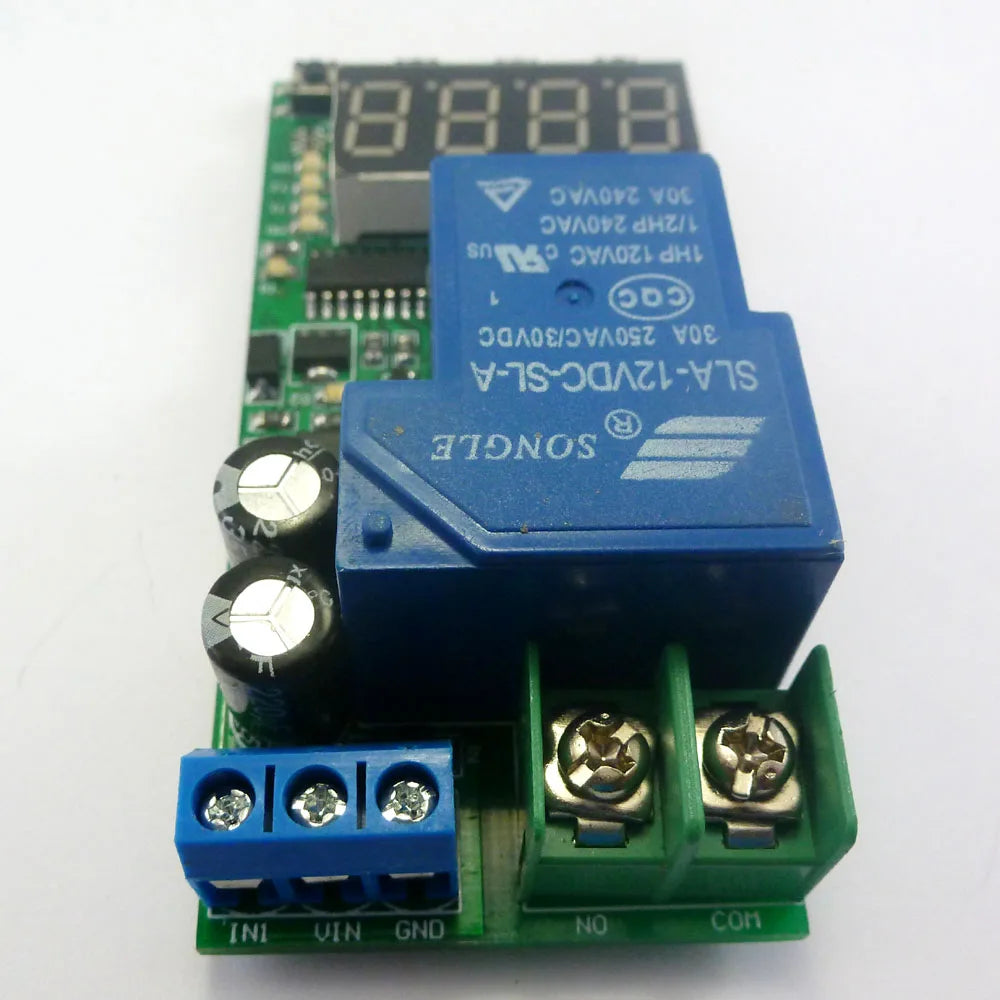 Custom OEM IO23C01_12V*2 2PCS IO23C01 DC 12V 30A High Power Delay Relay Board ON/OFF Self-locking Momentary Time Switch Manufacturer