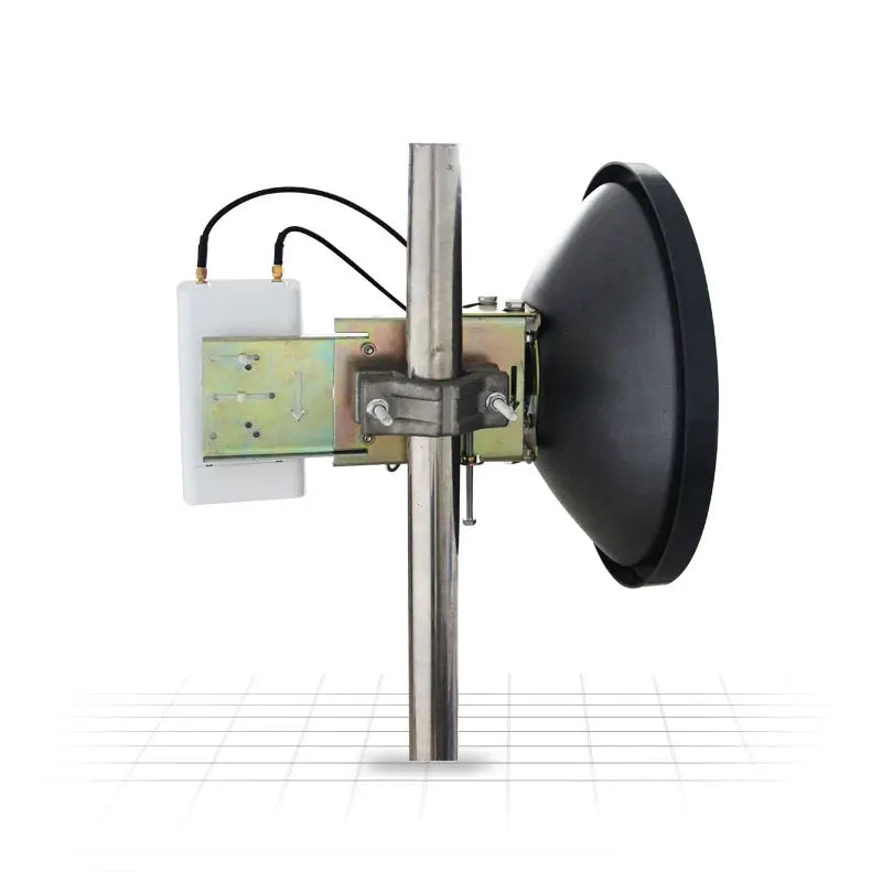 Custom dual polarization Parabolic Dish Antenna Long Range 20km wifi 23dBi Manufacturer