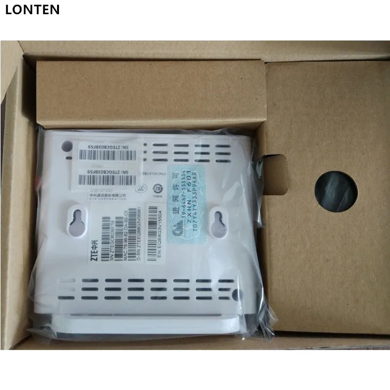 Custom F601 ONT ONU GPON FTTH Modem opticl line termical EchoLife GE gpon terminal f601 Interface English GPON Terminal version 6.0 Manufacturer