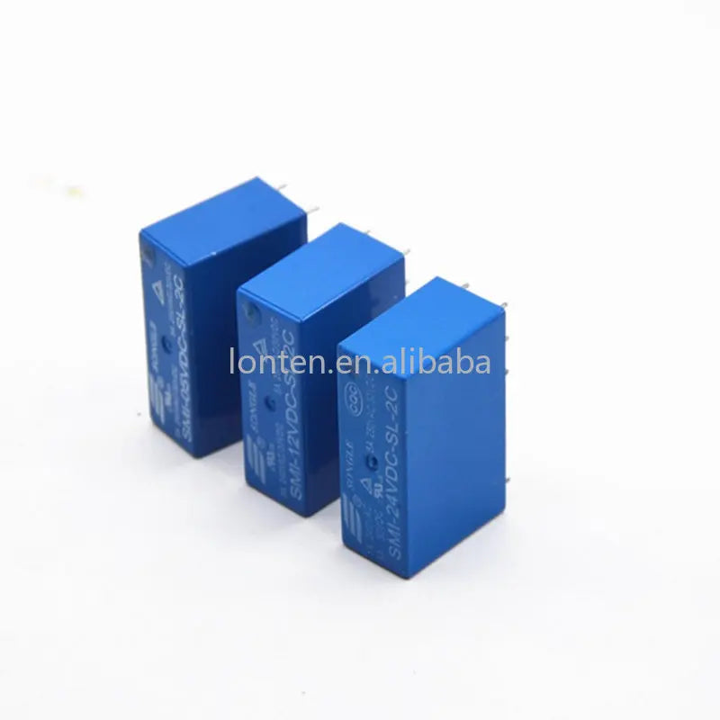 Custom 2PCS SMI-05VDC-SL-2C SMI-12VDC-SL-2C SMI-24VDC-SL-2C 8pin 5A 250VAC/30VDC 5VDC 12VDC 24VDC Power Relay New Manufacturer