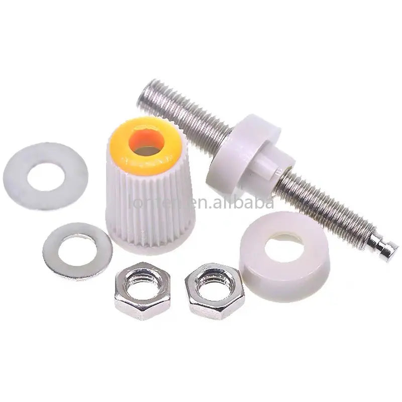 Custom Custom 5Pcs High Current 4mm Banana Socket M5x48 Female Jack Panel Socket Test Binding Post Manufacturer