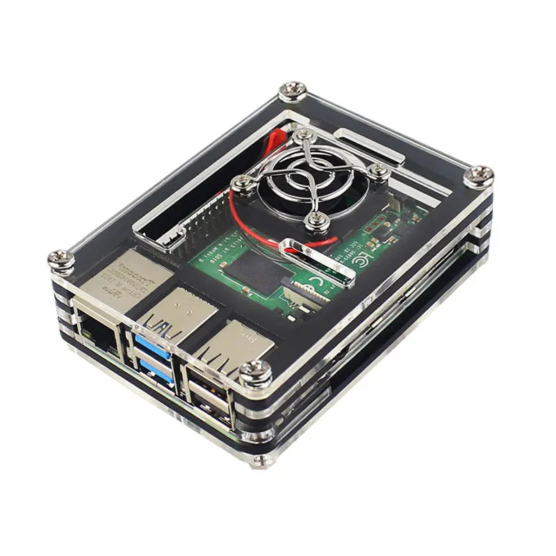 Custom Raspberry Pi 4 Case Custom Original Raspberry Pi 4 2GB/4GB/8GB RAM + Acrylic Case + Gamepa ...