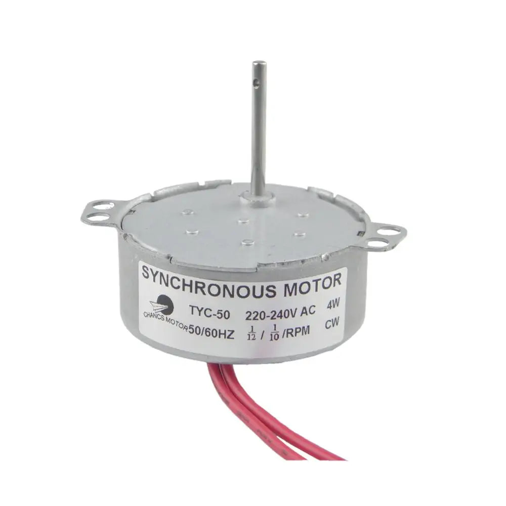 Custom  TYC-50 220V 0.083RPM-0.1RPM AC Synchronous Motor Low Speed Medical Equipment Air Bed CW Shaft Length 39mm Manufacturer