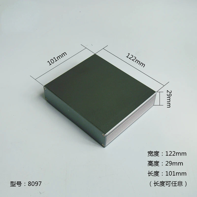 Custom 122*29 Router Wireless Device Shell Instrument Aluminum Alloy Shell Aluminum Material Chassis Cooling Box Manufacturer