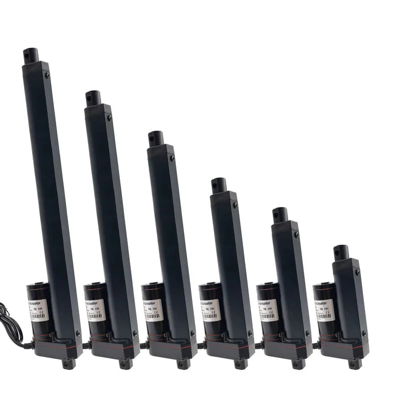 Custom Linear Actuator 12V 24V 200mm 250mm 300mm Stroke Linear Drive Electric Motor Linear Motor Controller 50/100/300/500/700/1500N Manufacturer