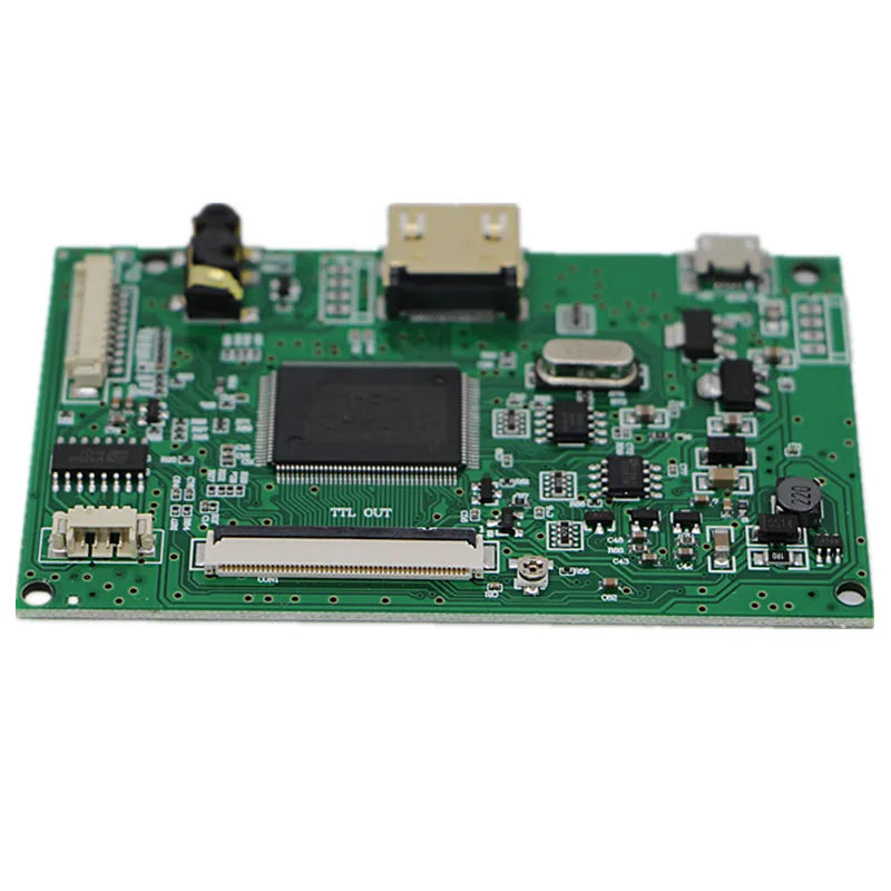 Custom HD + Audio LCD driver board + 8 inch LCD panel AT080TN64 800 * 480 USB 5V DYI kits for Raspberry Pi 3B 2 lcd touch screen Manufacturer