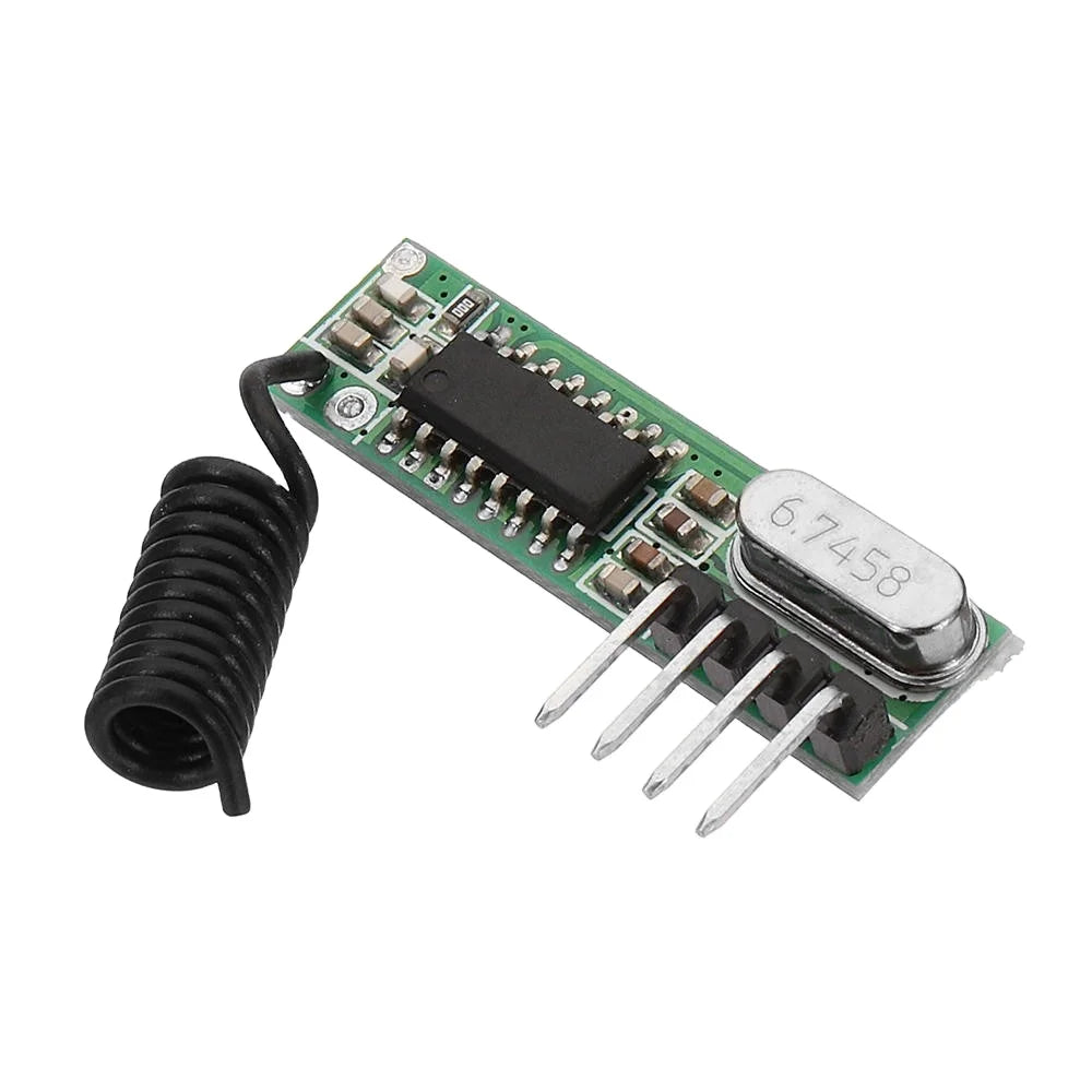 Custom Lonten 10pcs/lot DC3~5V AK-119 433.92MHZ 4 Pin Superheterodyne Receiver Board Without Decoding -105dBm Sensitivity Manufacturer