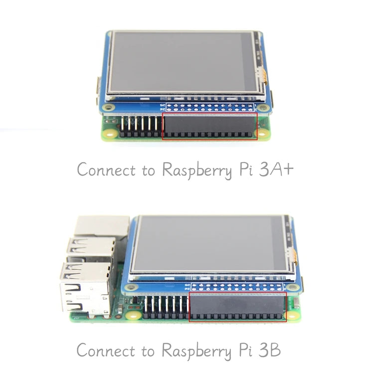 Custom 2.4 inch raspberry pie color screen TFT LCD compatible with raspberry PI 3A + / 3B+ Manufacturer