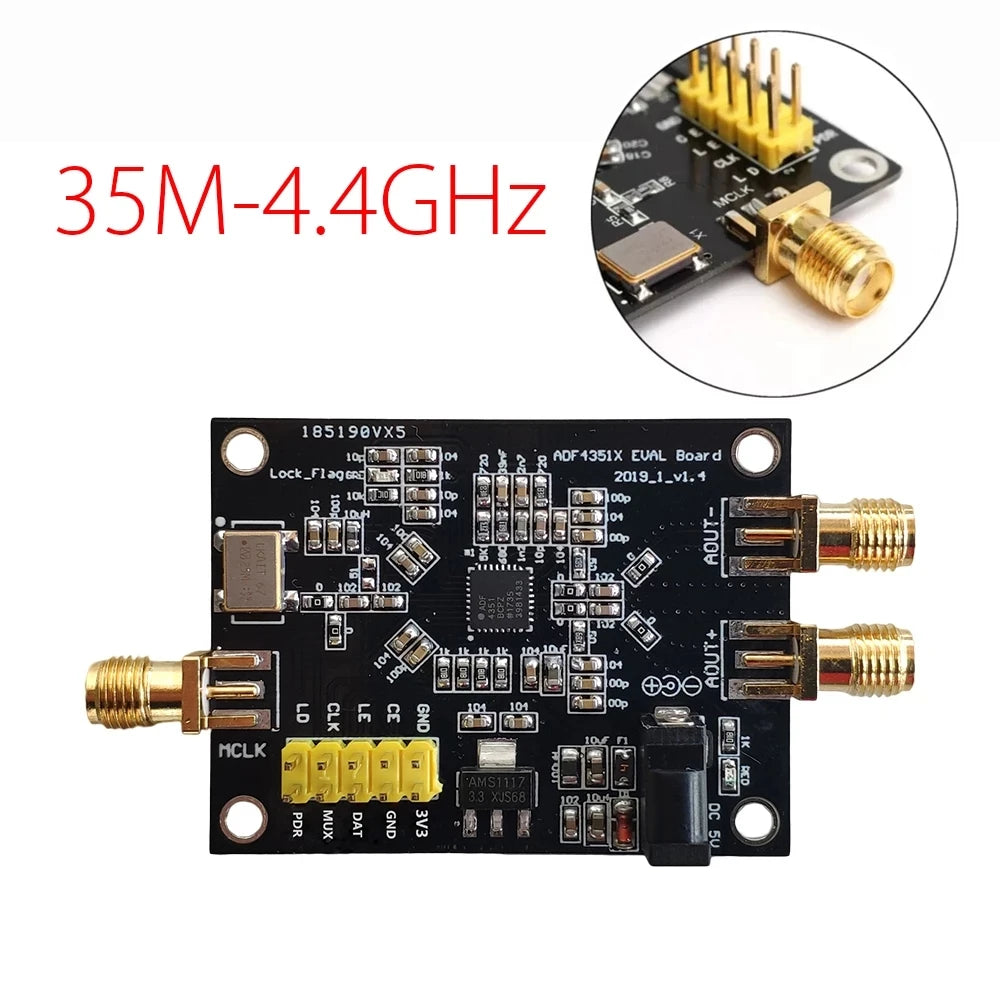 Custom 35M-4.4GHz PLL RF Signal Source Frequency Synthesizer ADF4351 Development Board modules Manufacturer