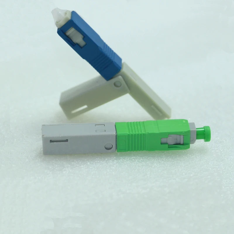 Custom 100PCS SC APC-F4 FTTH Optical fibe quick connector SC APC/UPC FTTH Fiber Optic Fast Connector SC Fiber Assembly connector Manufacturer