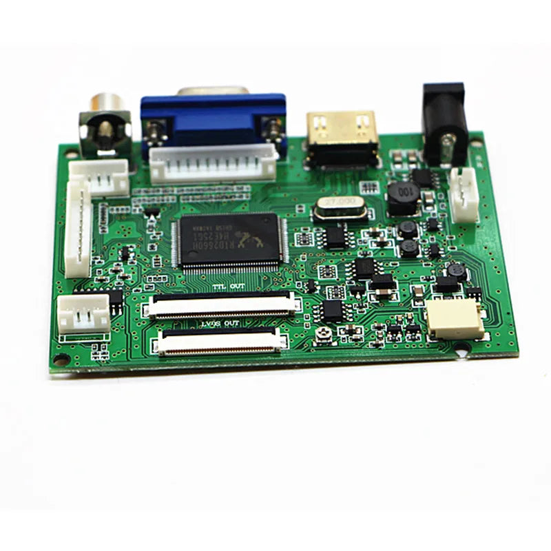 Custom HD+VGA+ 2AV+Audio 40pin 50pin LCD Driver Controller Board Kit for Panel AT065TN14/AT070TN90/AT070TN92/AT070TN94/AT090TN10 Manufacturer