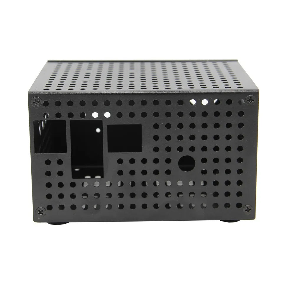 Custom LONTEN Raspberry Pi X825 Matching Metal Case + Switch + Cooling Fan, Case for X825 SSD & HDD SATA Board & 4 X735 & Raspberry Pi Manufacturer