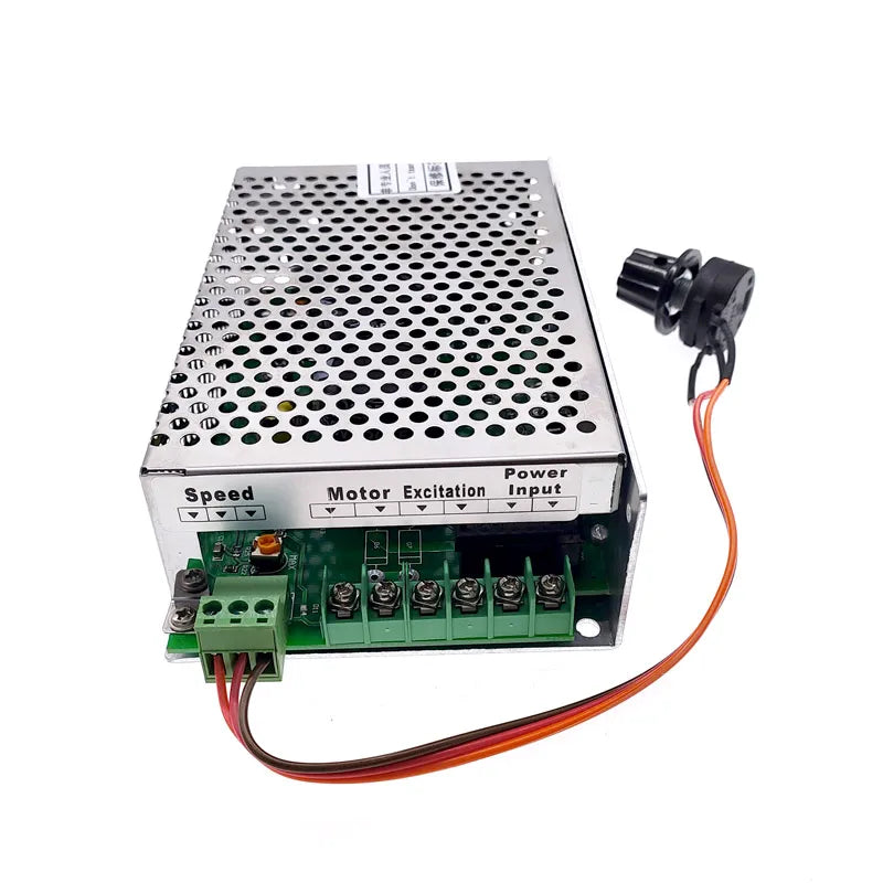 Custom 48V 200W Dc Spindle Set 0~60V Adjustable speed Governor Power Supply both 110VAC & 220VAC for Engraving machine Manufacturer