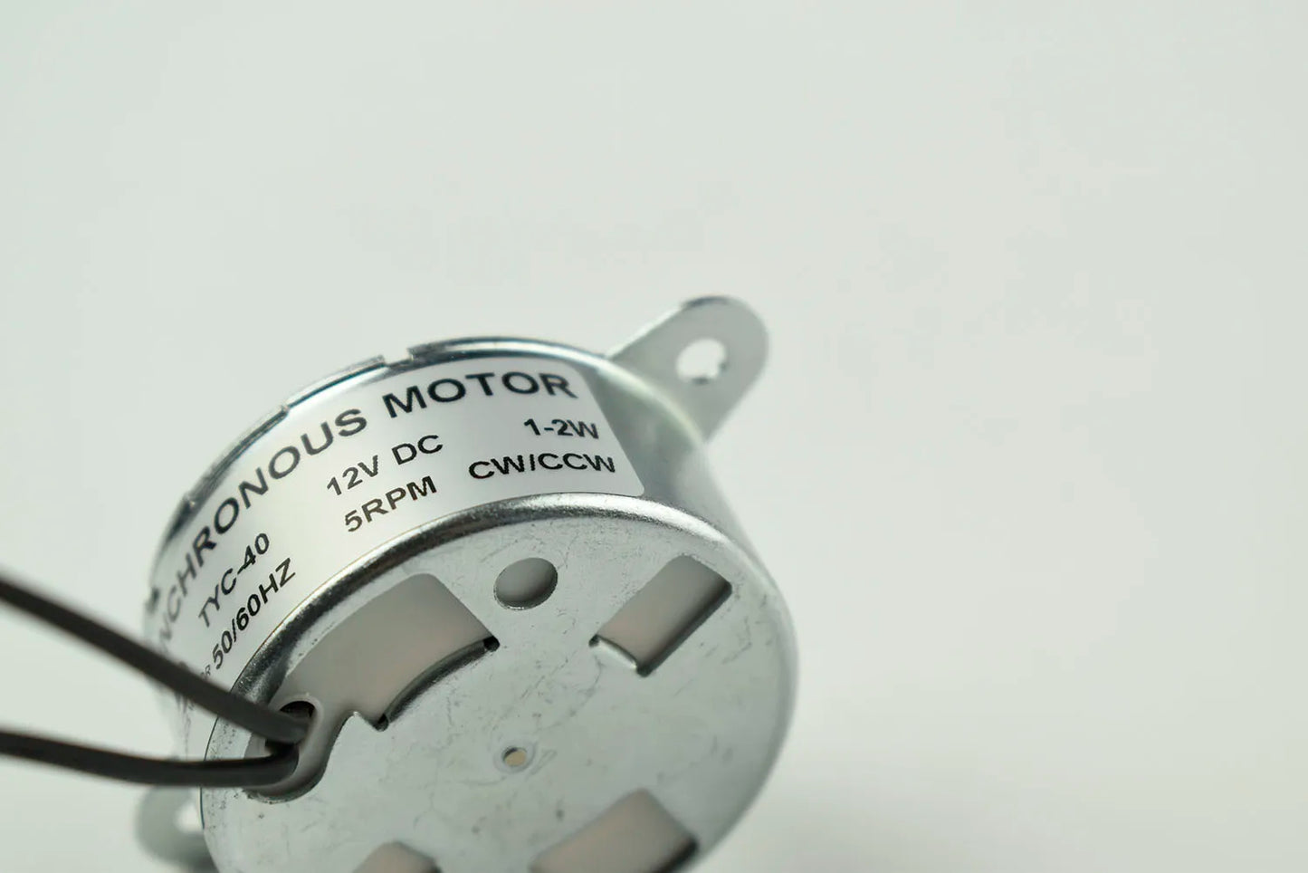 Custom Small Synchronous Motor TYC-40 12V 5RPM AC Inner-Shaft Length 33mm Slow Speed Electric Motor 2PCS Manufacturer
