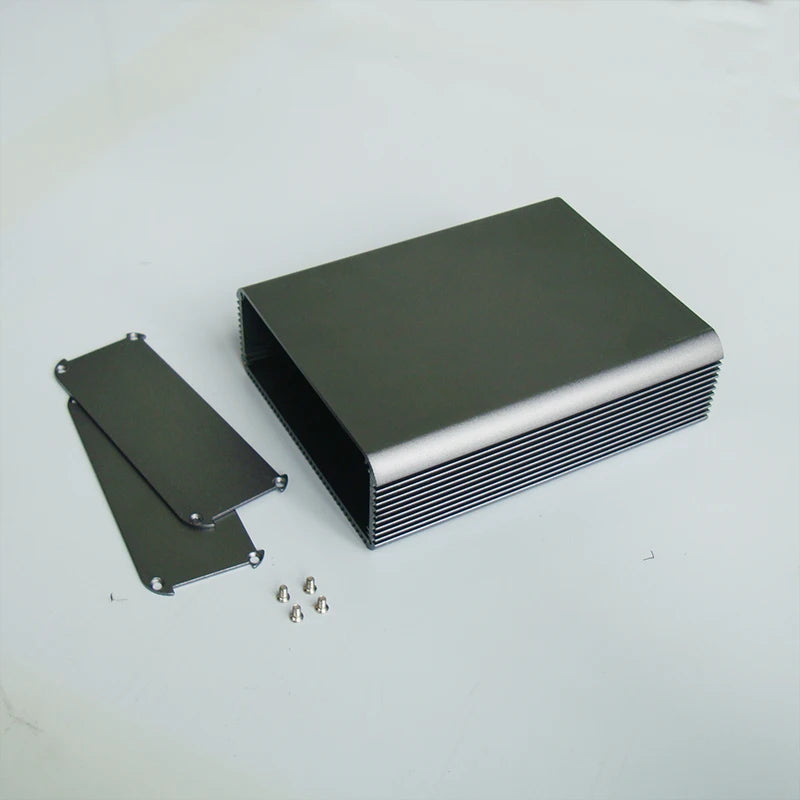 Custom Heat sink Aluminum Enclosure Box PCB Instrument Box DIY Electronic Project Case 120mm*45mm*150mm Manufacturer