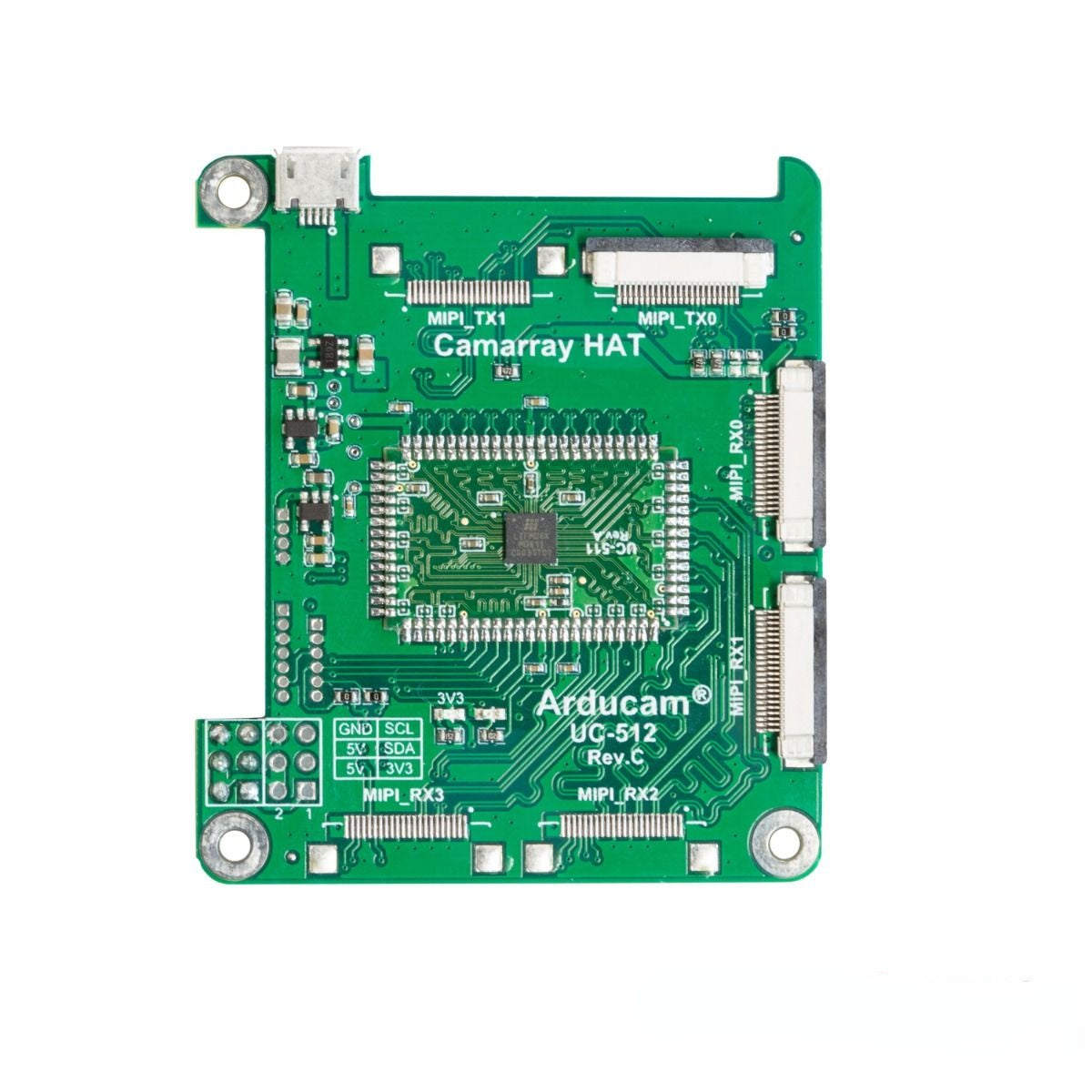 Custom PCB pcba pixel  Arducam 12MP*2 Synchronized Stereo Camera Bundle Kit for Raspberry Pi Two 12.3MP IMX477 Camera Modules