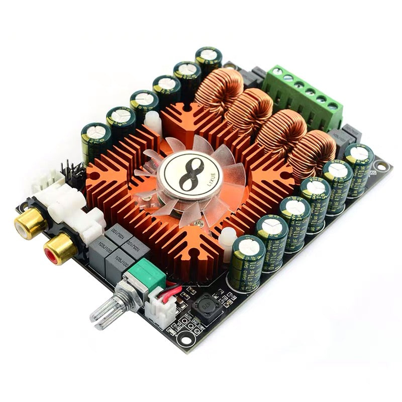 2*160W TDA7498E power digital amplifier board Audio 2.0 HIFI stereo Class D BTL 220W DC12V-36V AMP amplifiers pcb assembly Customize