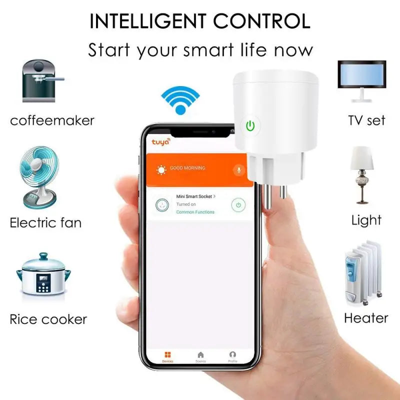 Custom Lonten WIFI Wireless Remote Socket Smart Timer Plug 10A/16A Power Socket Outlet EU Plug Voice Control By Alexa/Google Home Manufacturer