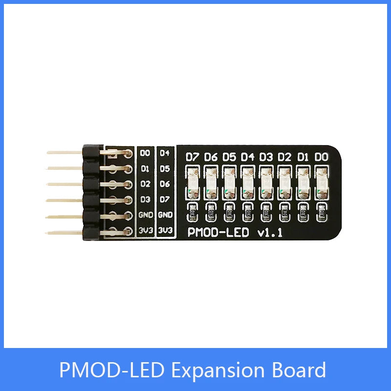 Custom PMOD-LED Expansion Board ICESugar FPGA Expansion Module Standard PMOD Interface 8 bit LED Manufacturer