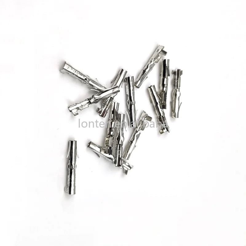 Custom 10 Sets Black 5.08mm Large 4 Pin Computer ATX IDE Power Connector Big 4P Housing + Terminals for Computer ATX EPS Power Manufacturer