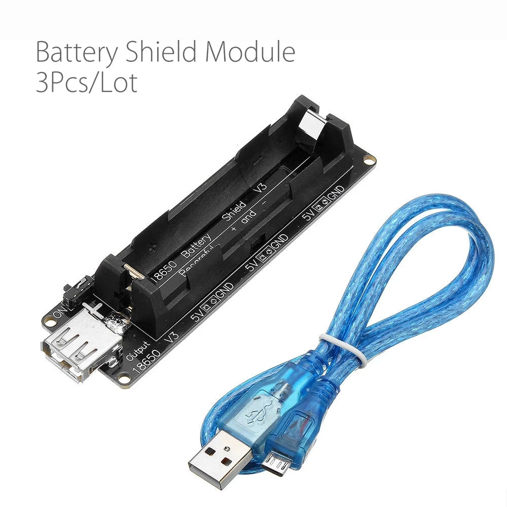 Custom 5V Charging UPS Uninterrupted Protection Integrated Board 18650 Lithium Battery Boost Module With Battery Holder Manufacturer