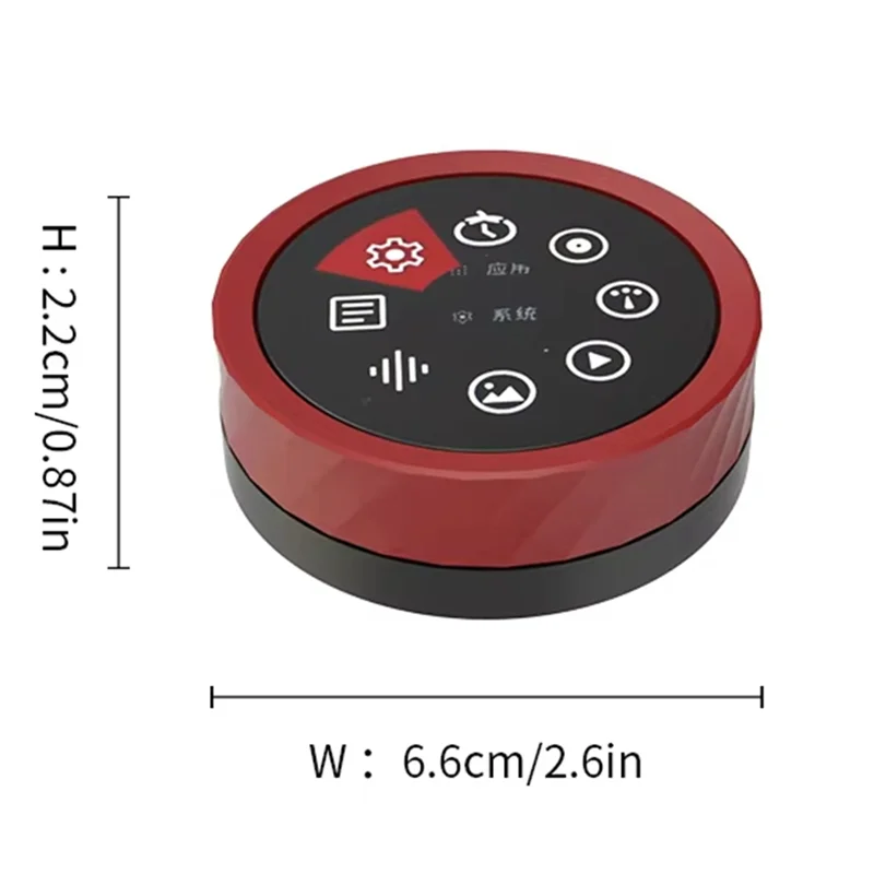 Well Made-ESP32-S3-1.85Inch Knob Screen Circular LCD Display Video Playback Xiaozhi AI Electronic Photo Album Knob Screen