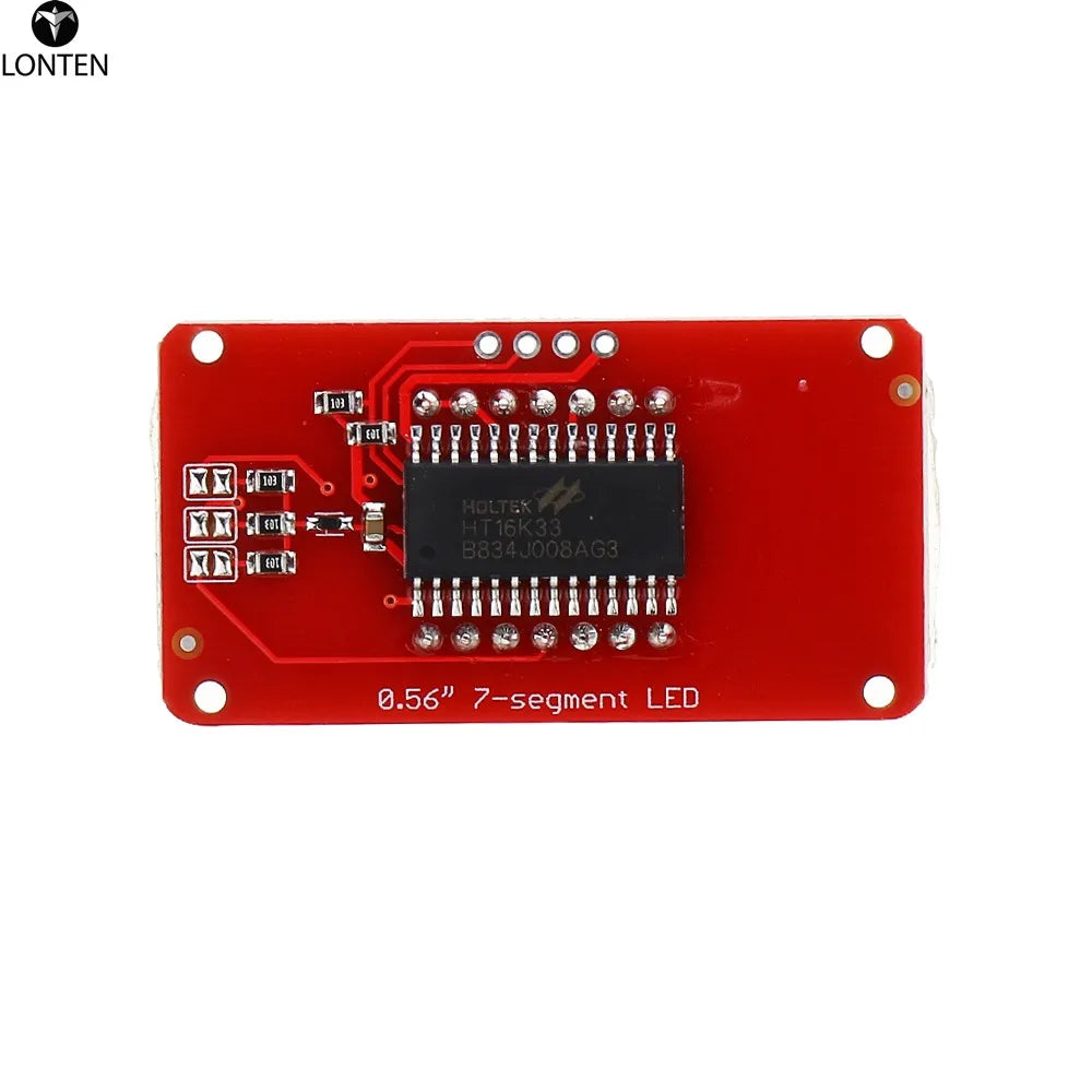 Custom Lonten 4 Digit 7-Segment 0.56' LED Display Tube Decimal 7 Segments HT16K33 I2C Clock Double Dots Module For arduinos Manufacturer