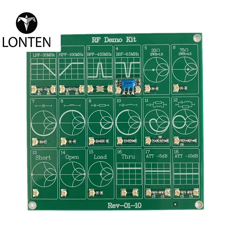 Custom RF Test board Vector Network Test Filter / Attenuator RF Demo K ...