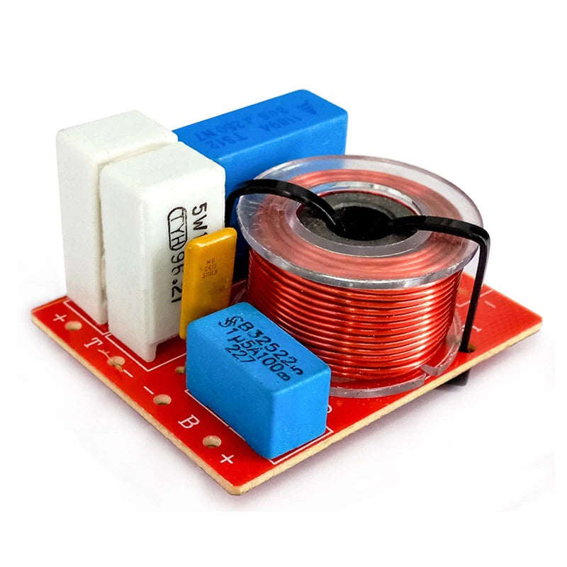 Custom 2PCS 2 Way 60W Home Theater Hifi Stereo DIY Audio Crossover Filters Speaker Treable Bass Frequency Dividers pcb assembly Manufacturer