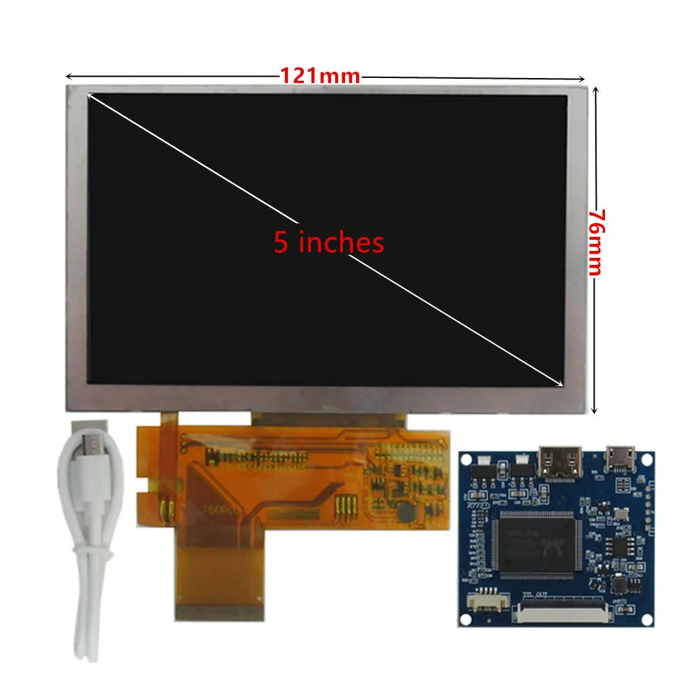 Custom 5 Inch Multipurpose LCD Screen Display Controller Control Driver Board Mini HD-Compatible Manufacturer