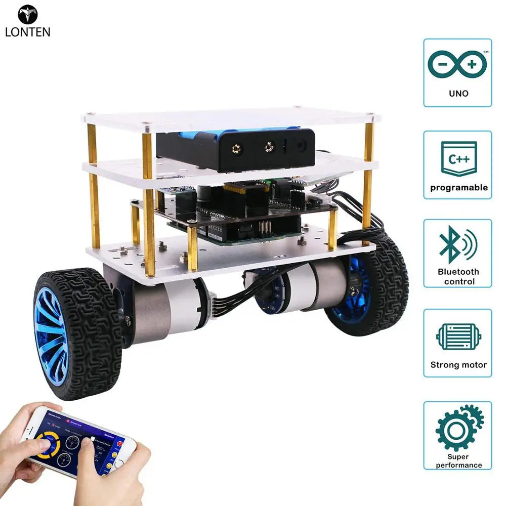 Custom Lonten Balance Robot Car Compatible for arduinos Electronics Programmable High Tech Robotics Support C Language Kids Adult Manufacturer