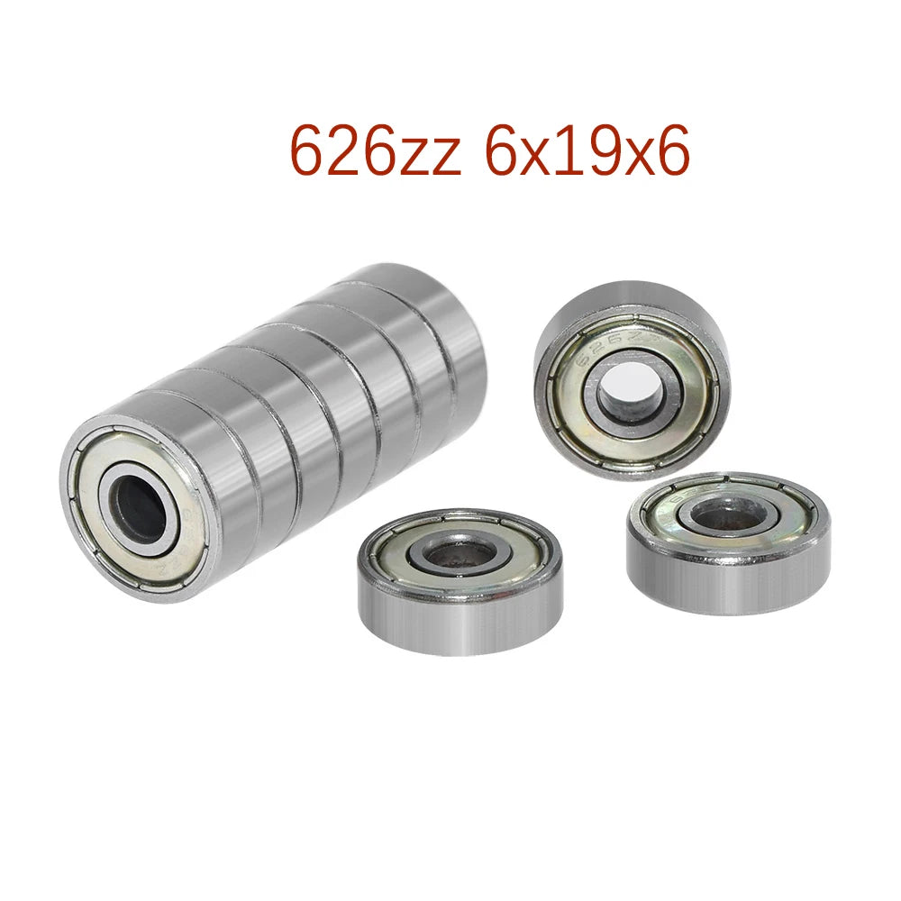 Custom Flange Ball Bearing 623zz 624zz 625zz Deep Groove Flanged Pulley Wheel for 3D Printers Parts Manufacturer