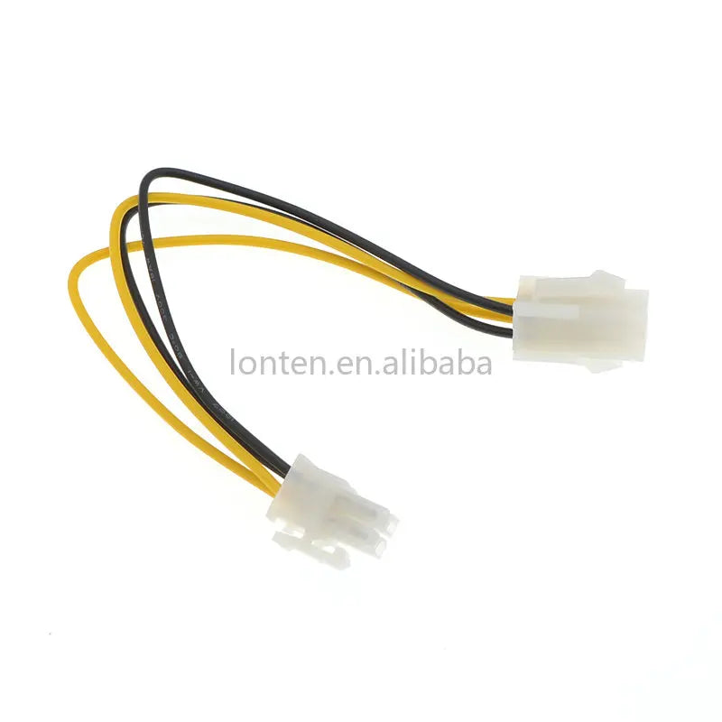 Custom Custom 1pcs ATX 4Pin Male To 4Pin Female PC CPU Power Supply Extension Cable Cord Connector Adapter 1015 22AWG Manufacturer