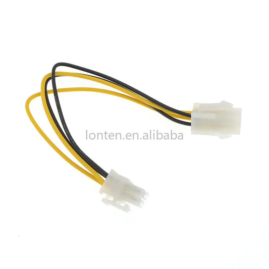 Custom Custom 1pcs ATX 4Pin Male To 4Pin Female PC CPU Power Supply Extension Cable Cord Connector Adapter 1015 22AWG Manufacturer