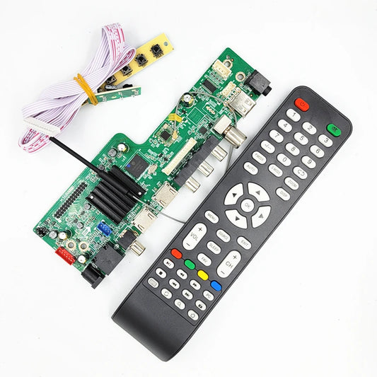 Custom MS368V3.0 Quad Core Web Television Motherboard with Remote Control LCD Driver Board Support RJ45 DTMB Analog TelevisionManufacturer