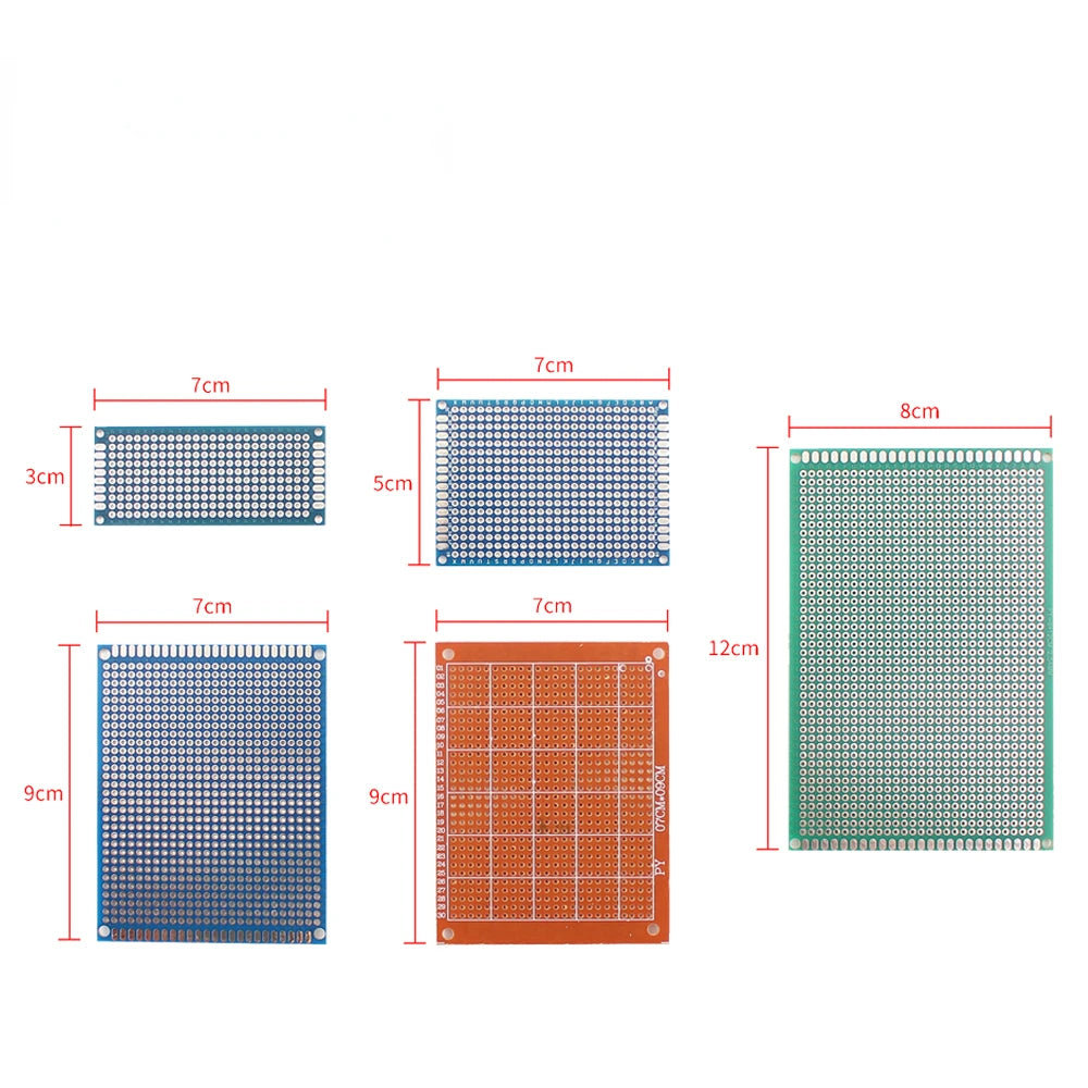 Custom Double Side PCB Prototype Board 3x7 5x7 7x9cm Copper Plate Universal Protoboard,DIY Prototyping Printed Circuit for arduin0 Manufacturer