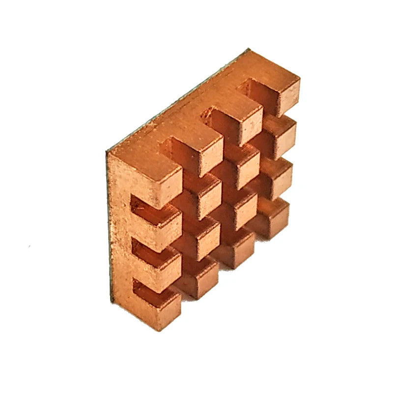 Custom Pure Copper Mini Heat Sink Memory RAM Adhesive Back  Cooling For VGA DDR MOS GPU IC Chipset Radiator Cooler Heatsink 13x13x4mm Manufacturer