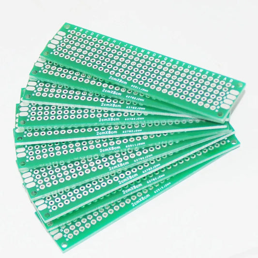 Custom PCB Prototype PCB Board Circuit Board Protoboard PCB Price Universal Stripboard Prototyping Veroboard 2 X 8 Double Side Manufacturer