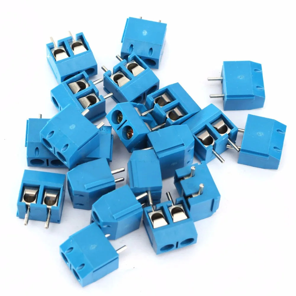 Custom 20pcs/lot 2 Pin Plug-in Screw Terminal Block Connector 5.08mm Pitch Manufacturer