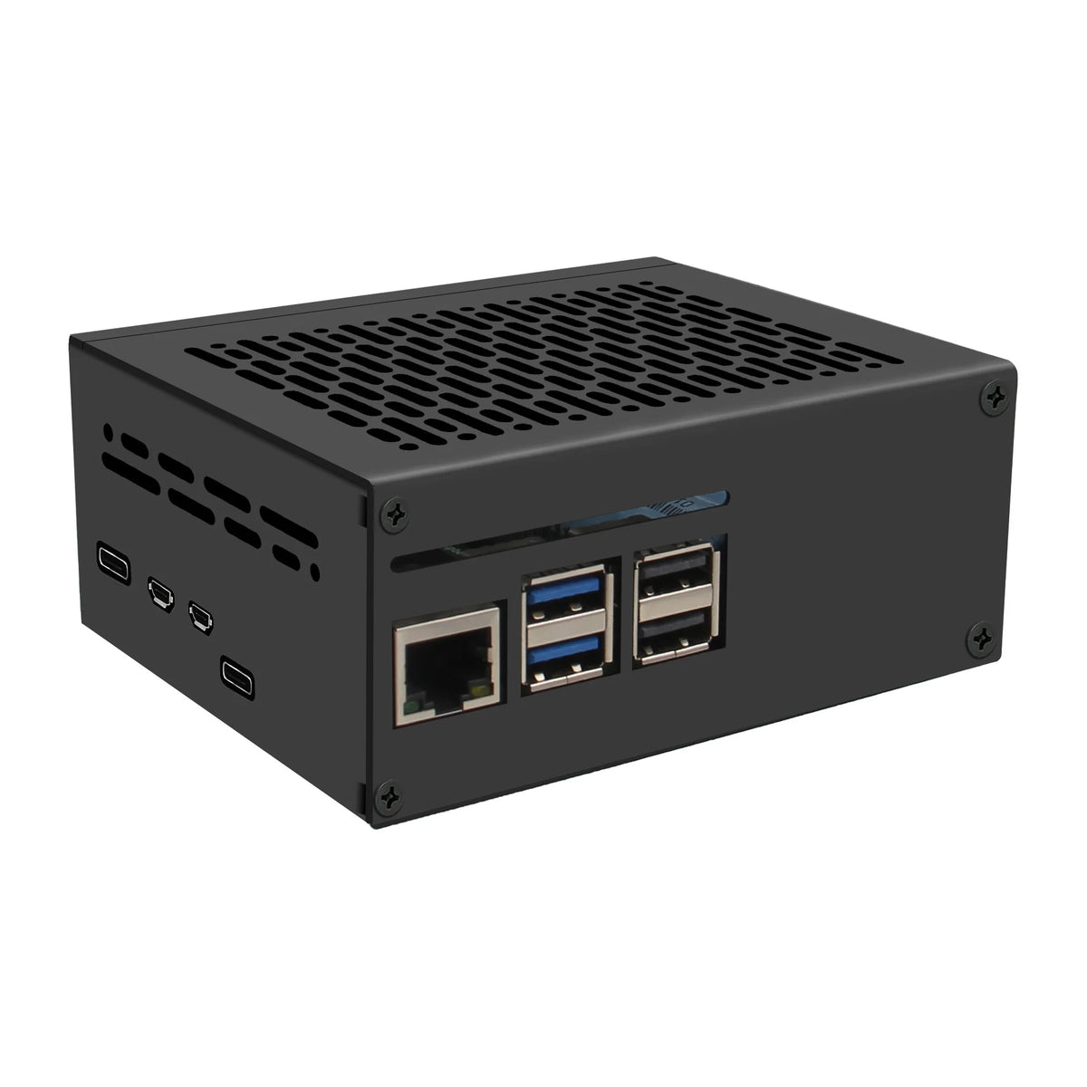 Custom  X1201-C1 Metal Case for Raspberry Pi 5 & X1201 UPS Board