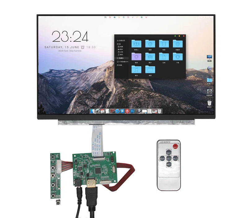 Custom 13.3 Inch IPS LCD Display Screen Monitor Driver Control Board HD-Compatible VGA For Lattepanda Raspberry Pi Banana Pi Manufacturer