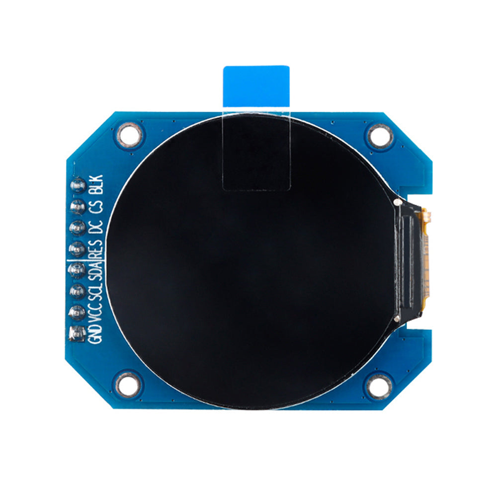 1.28 inch round TFT LCD screen display 128*128 RGB screen SPI interface GC9A01 driver 32.4mm 8Pin Custom