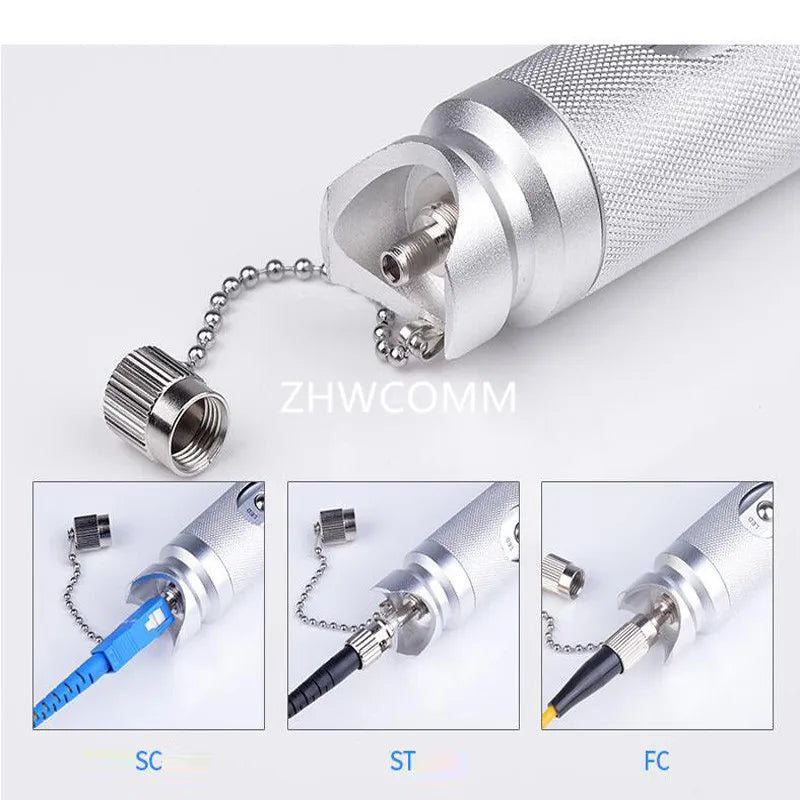 Custom High Quality 30mW VFL Optical Fiber Cable Tester, Fiber Optic Visual Fault Finder 30Km Range 650+10nm Red pen Manufacturer