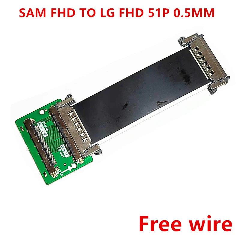 Custom SAM FHD TO LG FHD 51P 0.5MM  LG FHD TO SAM FHD 0.5MM  Complimentary connecting cable Manufacturer