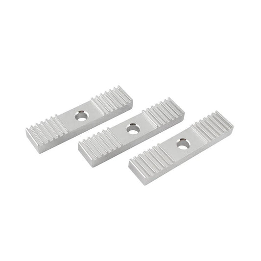 Custom 2pcs aluminum Alloy Tooth pitch 2mm Aluminum sheet Reprap GT2 Timing Belt Fixing Piece Clamp Fixed Clip 9*40mm CNC For Print Manufacturer