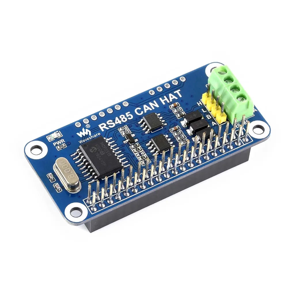 Custom RS485 CAN HAT for Raspberry Pi Zero/Zero W/Zero WH/2B/3B/3B+,onboard CAN controller: MCP2515,485 transceiver SP3485 Custom PCB Manufacturer