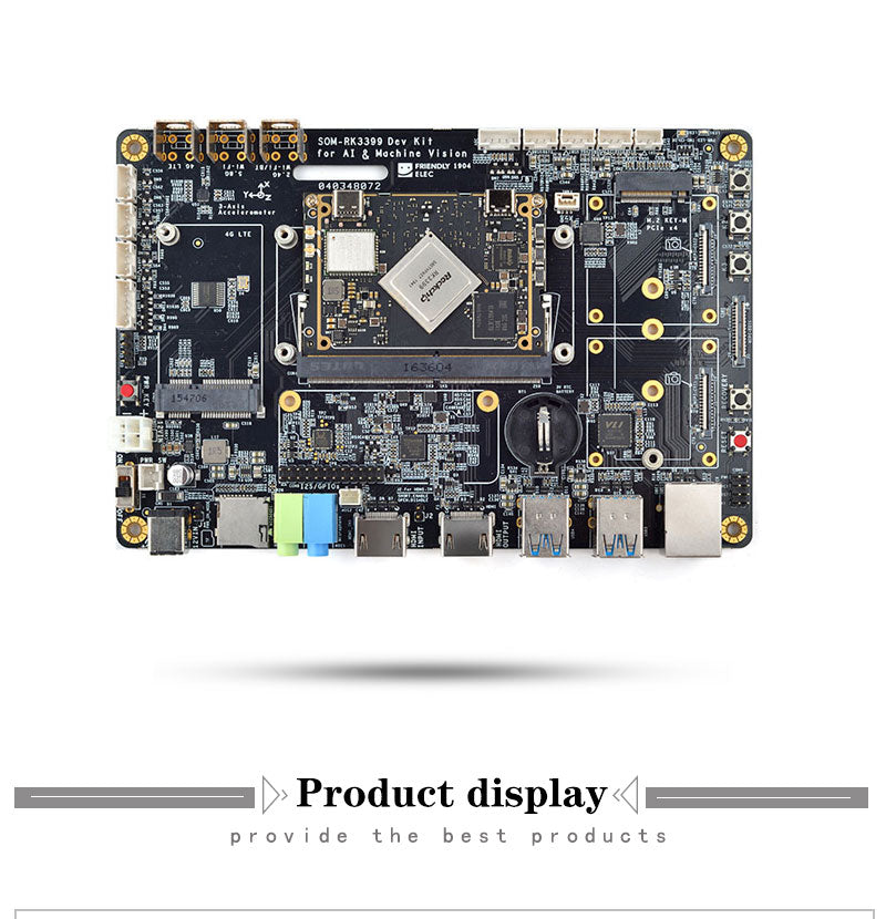 Custom Friendly SOM-RK3399V2 core board, 4GB memory 16GB flash memory IN dual MIPI dual frequency WiFi Custom PCB lorawan pcba