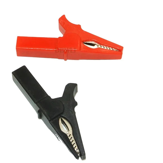 Custom 1 pair 55mm Battery Test Clip HV Alligator Clip + 1 pair 4mm Banana Plug Test cable Probes Insulate Clamp Manufacturer